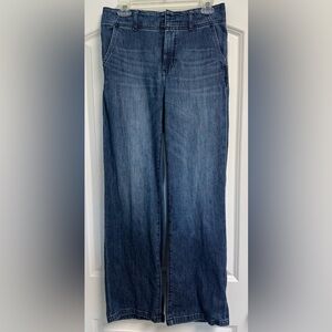Anthropologie Pilcro Denim Wide Leg Jeans Sz 27